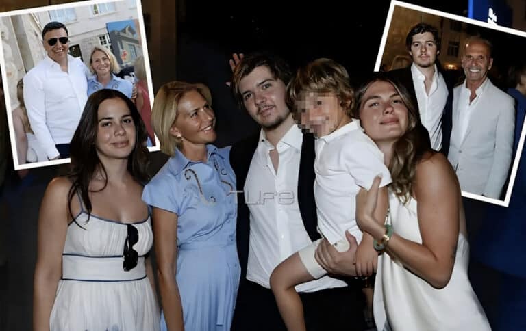 Τζένη Μπαλατσινού – Πέτρος Κωστόπουλος: Η συνάντηση στην αποφοίτηση του γιου τους