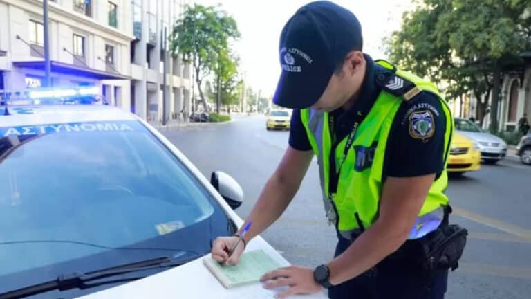 Έγραψαν για κράνος οδηγό αυτοκινήτου – Τι απάντησε η ΕΛ.ΑΣ. για το συμβάν