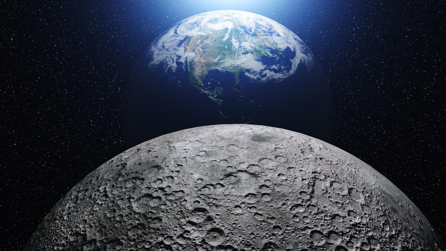 earth moon