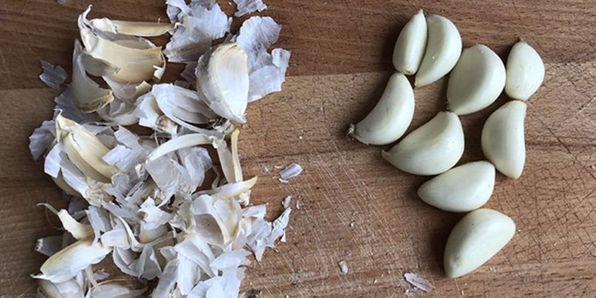 garlic peeled