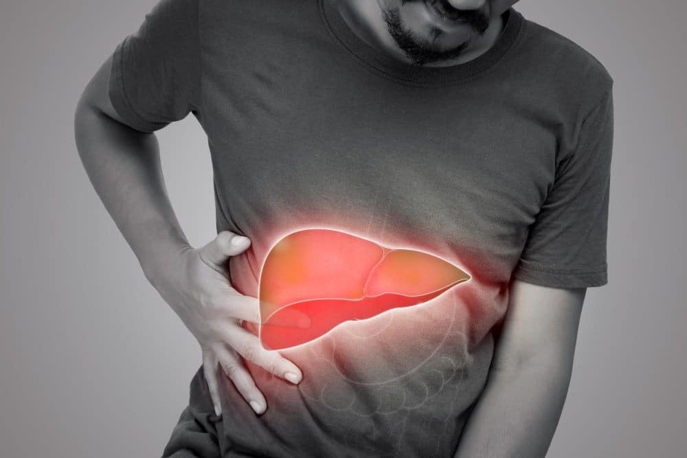 illustration liver is man s body