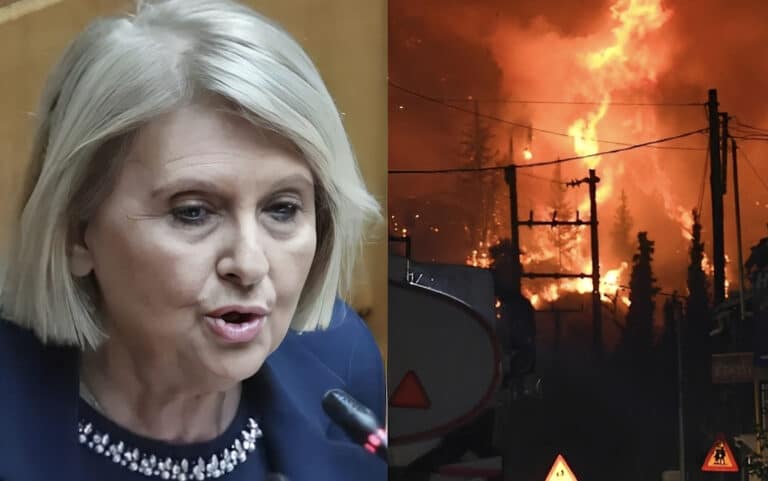 Σοφία Βούλτεψη για φωτιές: «Το πρόβλημα είναι ότι δεν έχουμε εθελοντές»