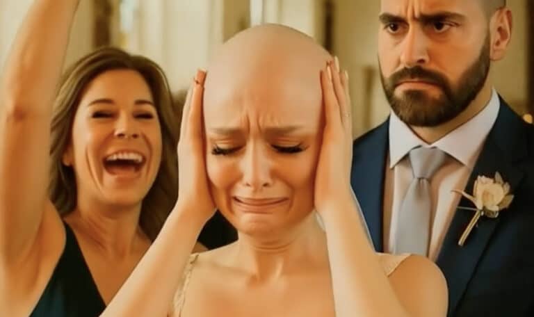 Στον γάμο μου, η πεθερά μου ξαφνικά άρπαξε την περούκα μου, αποκαλύπτοντας το ξυρισμένο μου κεφάλι σε όλους – αλλά τότε συνέβη κάτι που κανείς δεν περίμενε. 