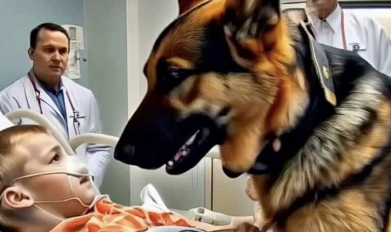 Πριν από την επέμβαση, το αγόρι αγκάλιασε τον σκύλο του, αλλά ξαφνικά ο σκύλος πήδηξε από το κρεβάτι και επιτέθηκε σε έναν από τους γιατρούς, όλοι έμειναν τρομοκρατημένοι, συνειδητοποιώντας τον λόγο πίσω από την παράξενη συμπεριφορά του