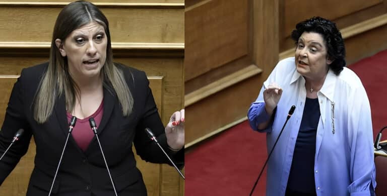 Ο κακός χαμός σήμερα στη Βουλή με την Ζωή Κωνσταντοπούλου Λιάνα Κανέλλη