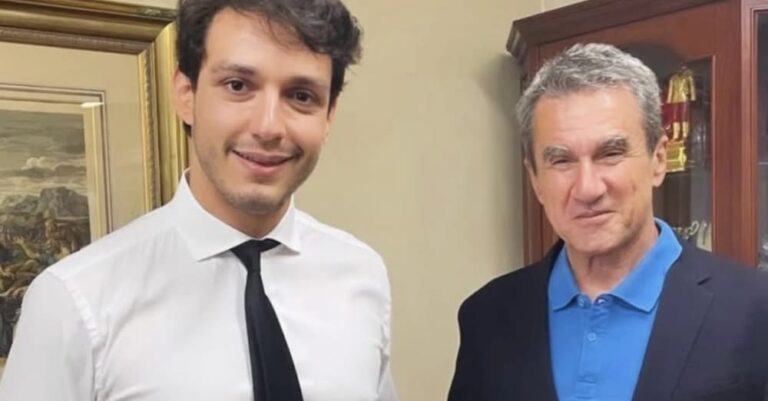 Ο γιος του Θεόδωρου Πάγκαλου καλωσόρισε τον Ανδρέα Λοβέρδο στη Νέα Δημοκρατία