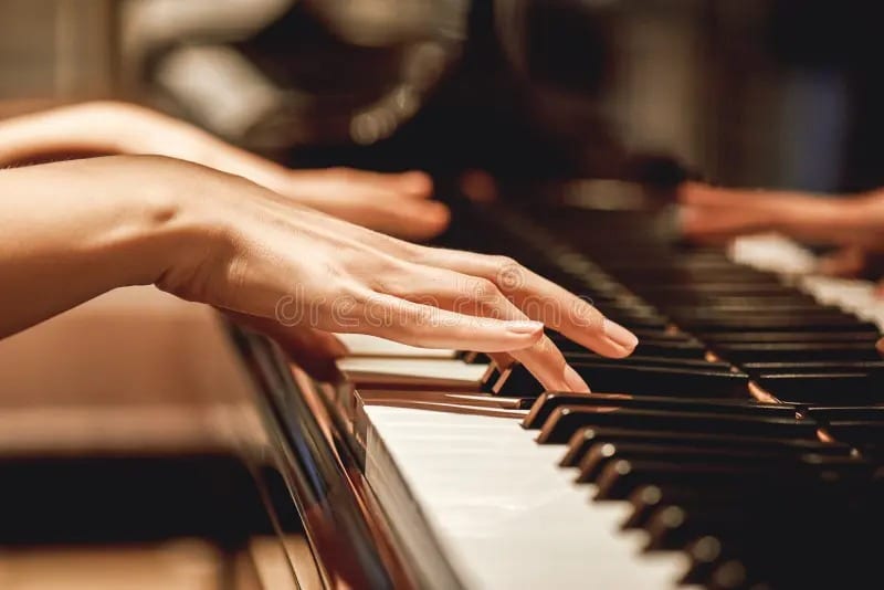 favorite classical music close up view gentle female hands playing melody piano taking piano lessons musical 139194592 11zon