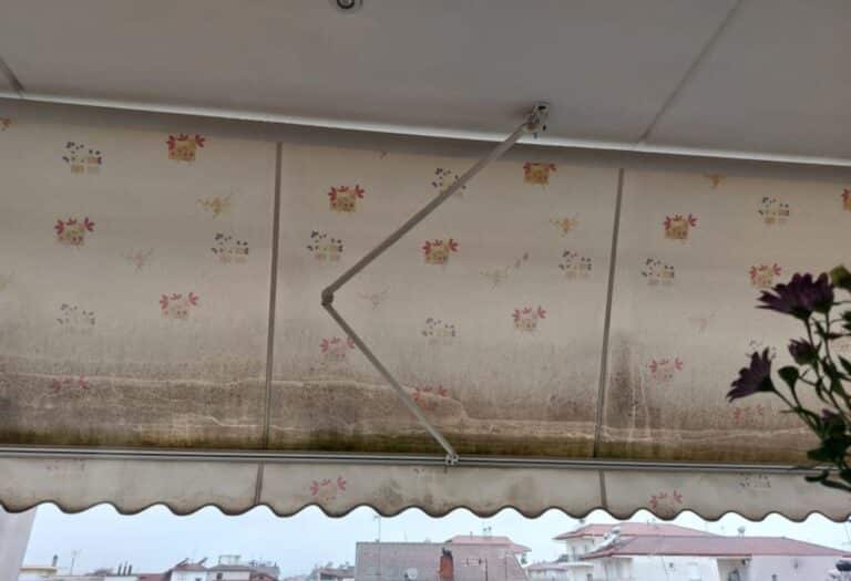 Με αυτόν τον εύκολο τρόπο καθαρίζω τις τέντες μου κάθε Φθινόπωρο με 0 εupώ