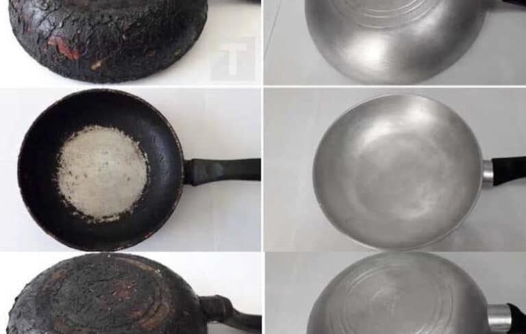 4 αποτελεσματικές συμβουλές για να καθαρίσετε τα καμένα τηγάνια σας και να τα κάνετε να μοιάζουν με καινούργια σε λίγα λεπτά