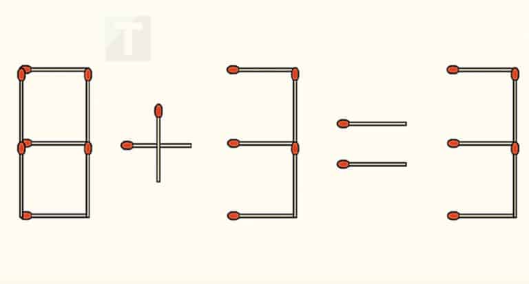 Τεστ IQ μόνο για ιδιοφυΐες: Μετακινήστε ένα σπίρτο για να είναι σωστή η ισότητα