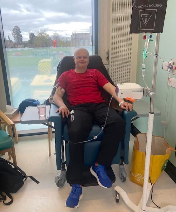teen boy owen norgrove getting chemo verticle swns