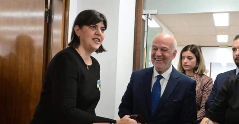 Στο υπουργείο Δικαιοσύνης η επικεφαλής της ευρωπαϊκής Εισαγγελίας, Λάουρα Κοβέσι: Συναντήθηκε με τον Γιώργο Φλωρίδη