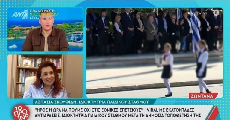 28η Οκτωβρίου: Παιδαγωγός λέει ‘όχι’ στις εθνικές επετείους – Τσακώθηκε live με τον Μπαλάσκα