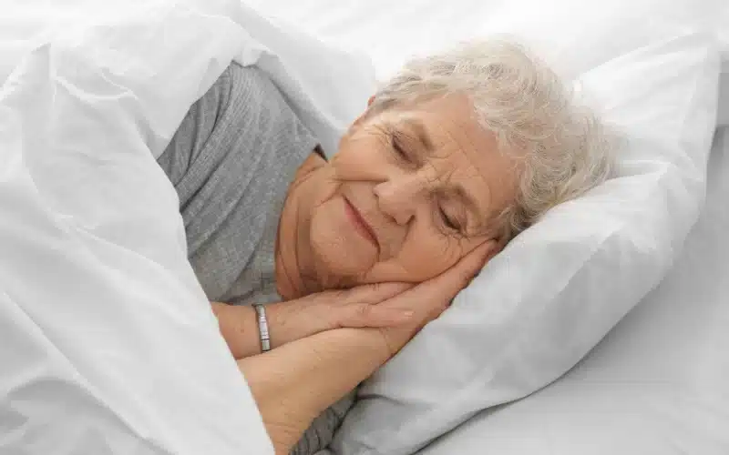 does sleeping position affect dementia