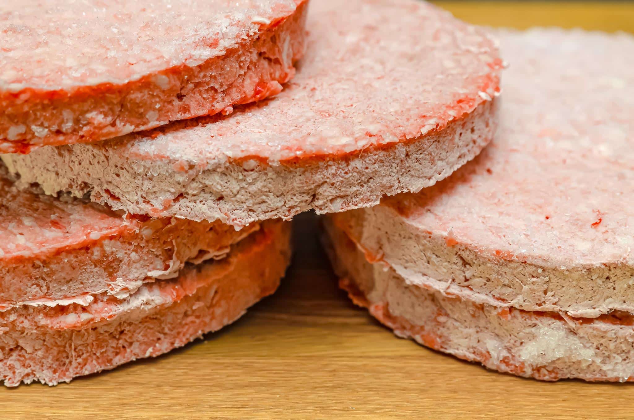 frozen beef hamburger patties defrost 89932267