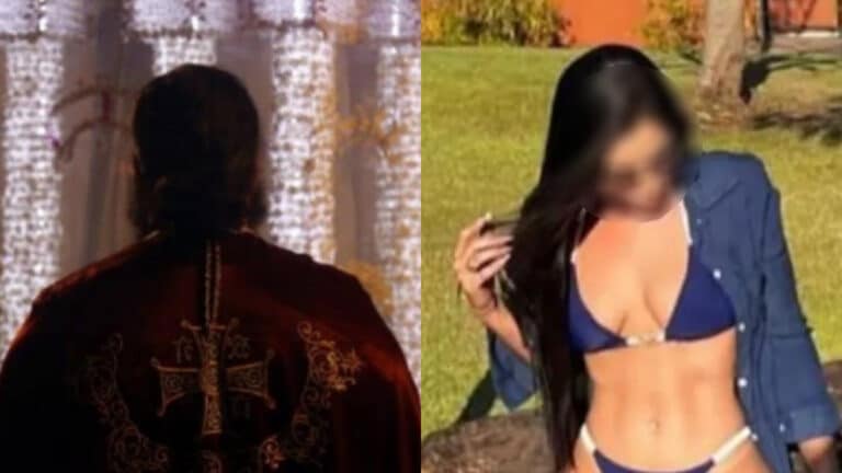 Αυτή είναι η καλλονή ερωμένη του ιερέα – Πιάστηκαν επ’ αυτοφώρω από πιστούς -Φώναζαν: «Άνοιξε την πόρτα»