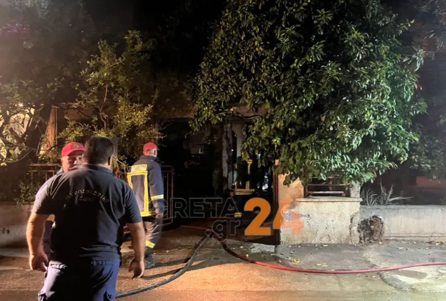 Ανείπωτη τραγωδία στη χώρα μας: Γιος έβαλε φωτιά και έκαψε την μάνα και τον θείο του 6 kriti fotia 5