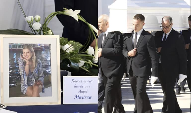 Μαρίσσα Λαιμού: Με λευκό φέρετρο η κηδεία στο Α’ Νεκροταφείο – Συντετριμμένοι οι γονείς και οι συγγενείς