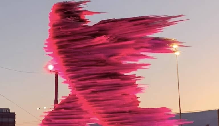 Ο δρομέας έγινε ροζ για ένα σημαντικό λόγο