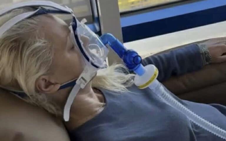 Η Κατερίνα Γκαγκάκη με μάσκα οξυγόνου – Τι ακριβώς συνέβη;