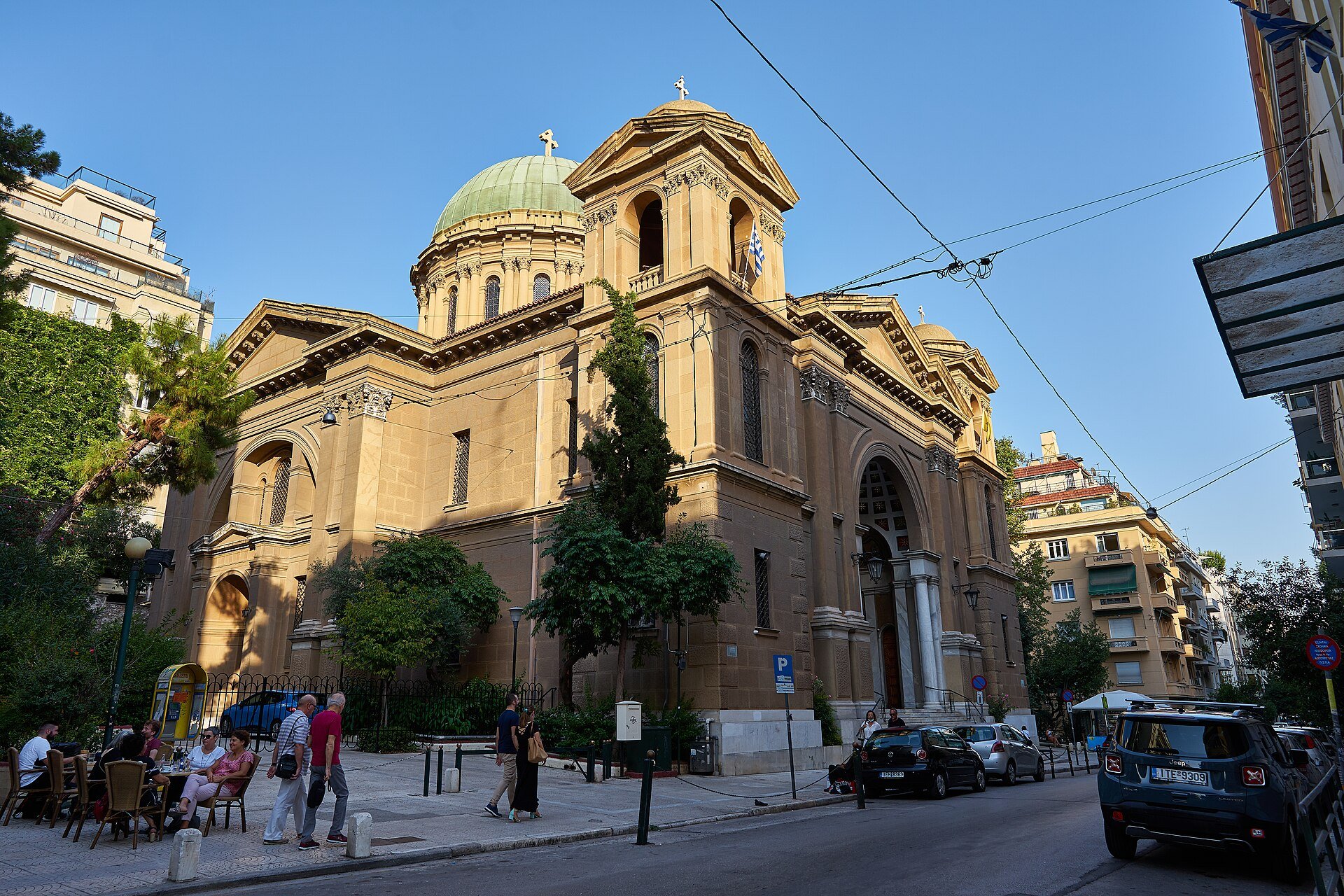 the church of saint dionysius the areopagite in kolonaki on august 5 2020