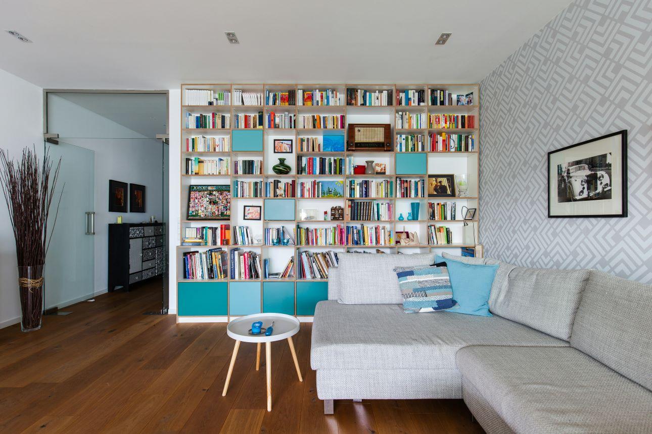 bookcase living room