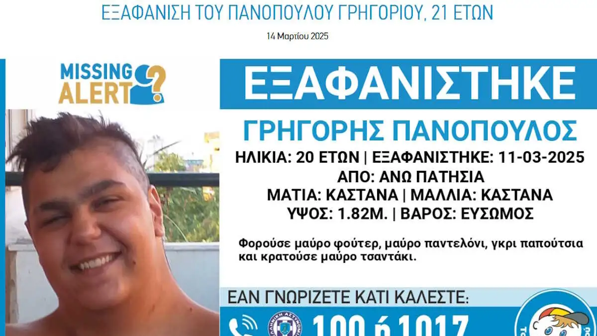 Τραγικό τέλος για τον 21χρονο Γρηγόρη Πανόπουλου 2 grigoris panopoulos