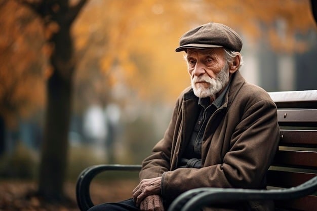 sad old man sitting park 1009902 1