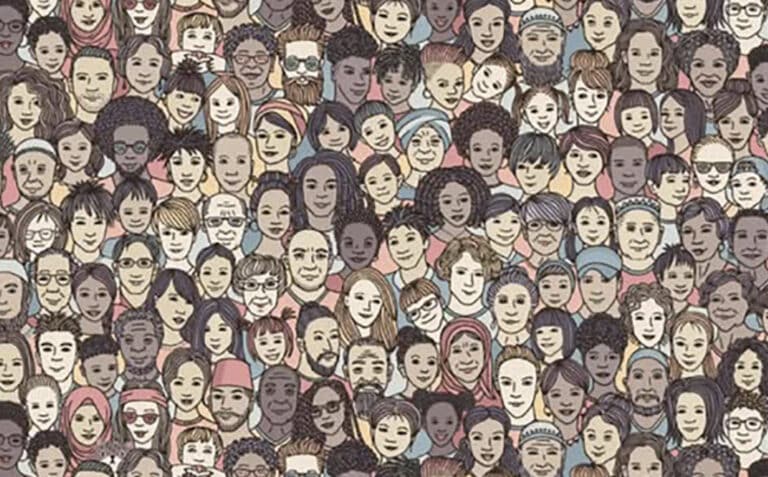 Μπορείτε να εντοπίσετε τη γάτα που είναι κρυμμένη ανάμεσα στους ανθρώπους σε αυτή την εικόνα;