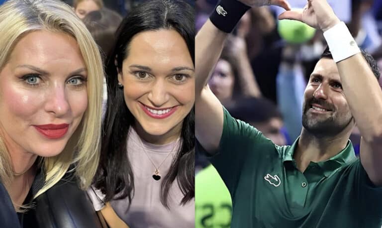 Γύρισε όλο το ΟΑΚΑ να την κοιτάζει – Η Ελένη Μενεγάκη με την κόρη της στον αγώνα τένις του Τζόκοβιτς