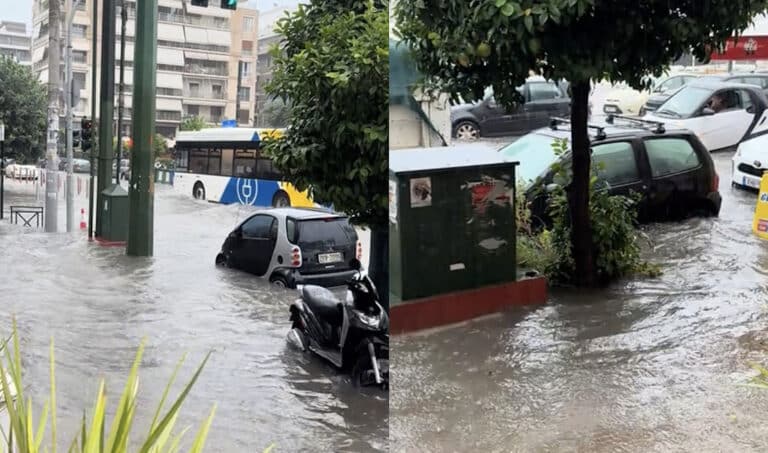 Όχι δεν είναι στην Βενετία είναι στην Ελλάδα – Πλημμύρισε πασίγνωστη περιοχή της χώρας