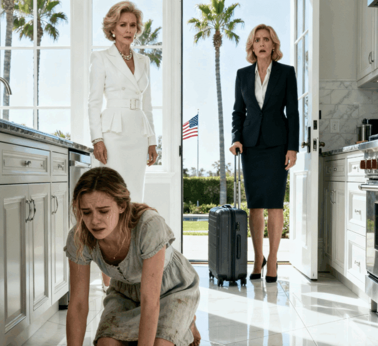 «Μετά από οκτώ χρόνια στη Νέα Υόρκη, γύρισα ξαφνικά — αλλά όταν την είδα γονατισμένη στο πάτωμα της κουζίνας ενώ η πεθερά της έλεγε πως είναι “καλή μόνο για καθάρισμα”, όλα άλλαξαν. Κι αυτό που έκανα μετά άφησε ολόκληρη την οικογένεια άφωνη.»