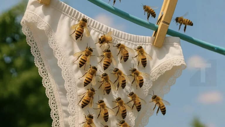 Γιατί οι μέλισσες πηγαίνουν μερικές φορές πάνω στα ρούχα σας