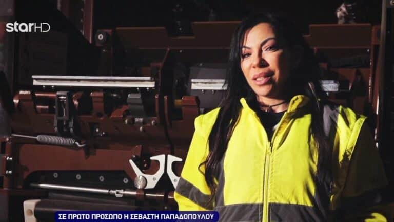 Η Σέβη, μάνα 5 παιδιών, κοιμίζει τα παιδιά και ανεβαίνει στο απορριμματοφόρο, με παγωνιές, με χιόνι, εδώ και 12 χρόνια