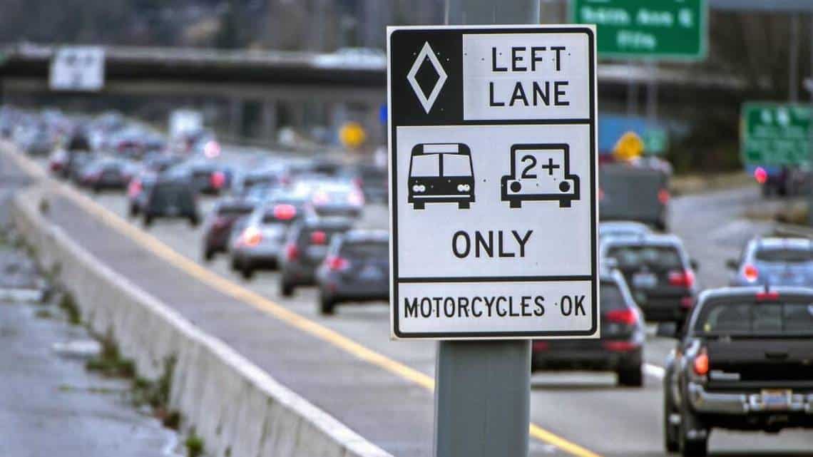 a high occupancy vehicle hov lane