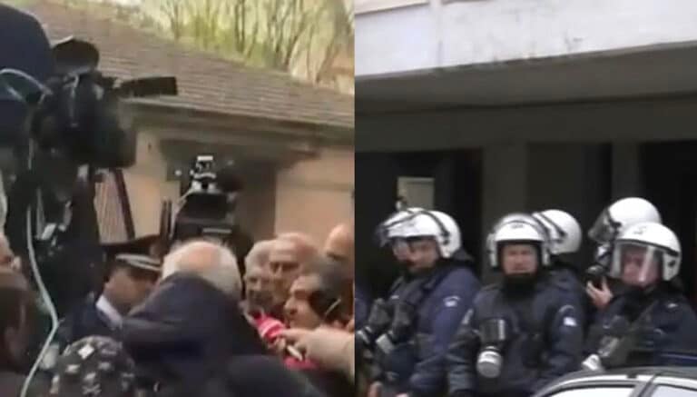 Καρδίτσα: Αγρότες απέκλεισαν το πολιτικό γραφείο του Τσιάρα – Ισχυρές δυνάμεις της ΕΛ.ΑΣ. στο σημείο