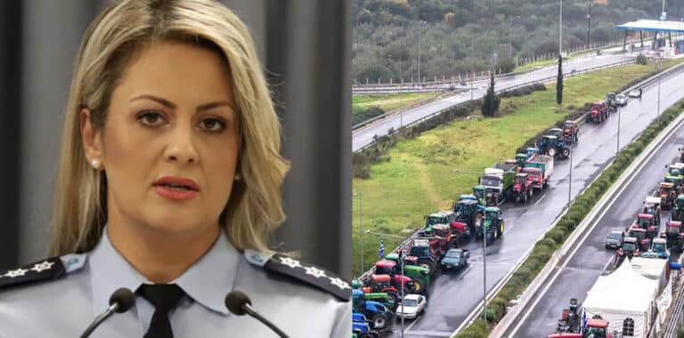 Δημογλίδου για μπλόκα: «Τροχονόμοι κινδύνευσαν να παρασυρθούν από ταλαιπωρημένους οδηγούς – Ψάχναμε ιδιοκτήτες τρακτέρ στο Κάστρο»