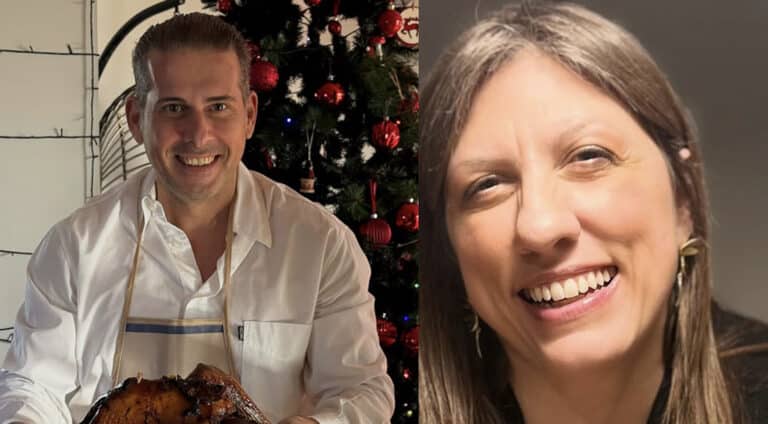Ο Διαμαντής Καραναστάσης μαγείρεψε στην Ζωή Κωνσταντοπούλου για τα Χριστούγεννα και αυτή απόλαυσε εάν ποτήρι κρασί