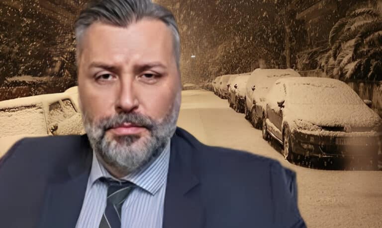 Προειδοποίηση Καλλιάνου για τον καιρό – «Χιόνια στην Αττική το βράδυ της Παραμονής Πρωτοχρονιάς»