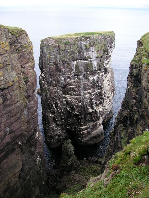 the great stack of handa geograph.org .uk 1612119
