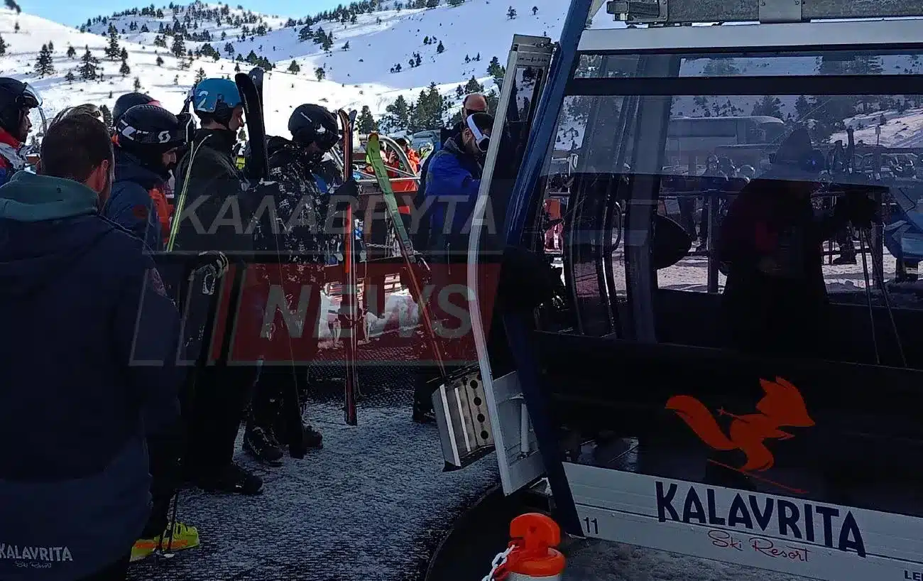 Ο Κυριάκος Μητσοτάκης πήγε για σκι στο Χιονοδρομικό Κέντρο Καλαβρύτων 9 60 11zon