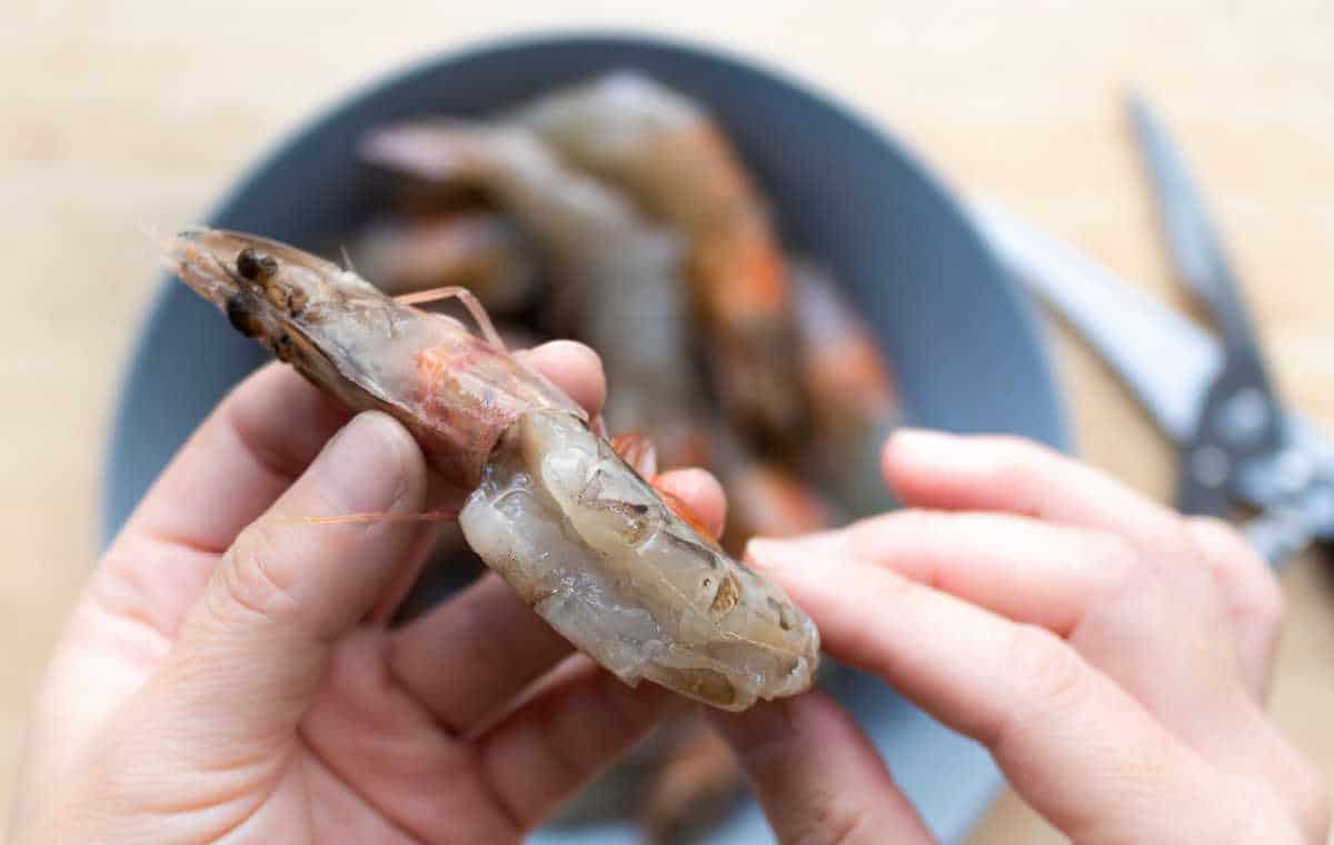 deveined shrimp top