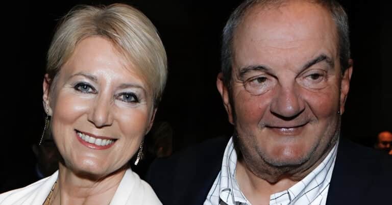 Κώστας Καραμανλής: Το τρυφερό φιλί στη Νατάσα Παζαΐτη μετά τον ερχομό του νέου έτους