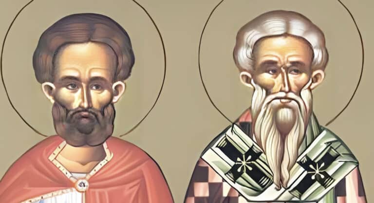 Σήμερα γιορτάζουν οι Άγιοι που ο ένας έδωσε δηλητήριο στον άλλον δεν έπαθε τίποτα και μετά έγινε Χριστιανός