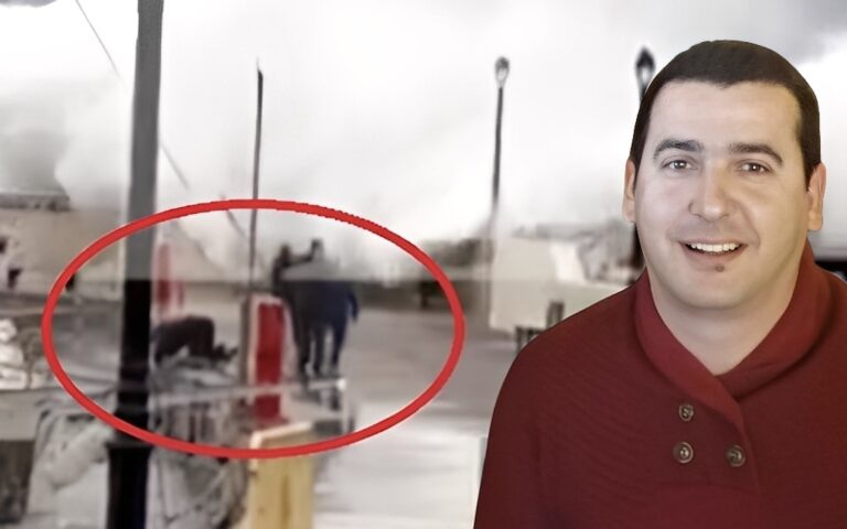 Βίντεο-ντοκουμέντο από τη στιγμή που ο άτυχος λιμενικός παρασύρεται από τα τεράστια κύματα στο Παράλιο Άστρος