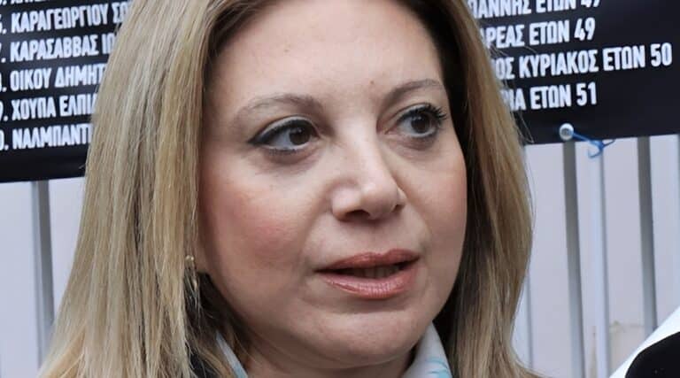 Η Καρυστιανού ζητά να γίνει αλλού η δίκη για τα Τέμπη – «Δεν εμπιστεύομαι τη Λάρισα»