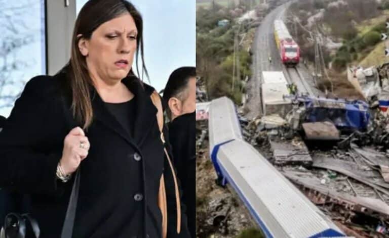 Σάλος με αυτό που είπε η μητέρα του μηχανοδηγού της εμπορικής αμαξοστοιχίας των Τεμπών για την Κωνσταντοπούλου