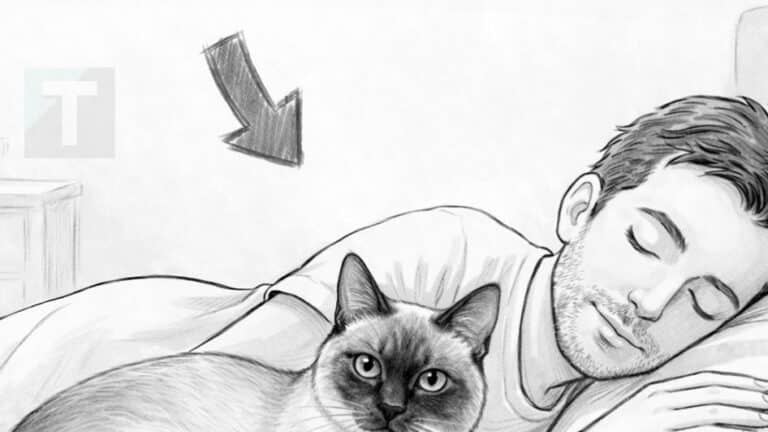 Αν η γάτα σας κοιμάται μαζί σας κάθε βράδυ, δείτε τι μπορεί να σημαίνει