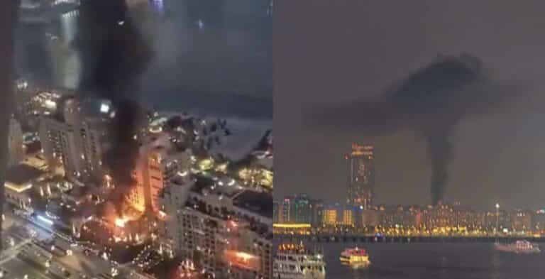 Φωτιά σε πολυτελές ξενοδοχείο του Ντουμπάι μετά από ιρανική πυραυλική επίθεση