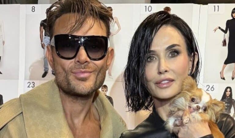 Ντέμι Μουρ: Πασίγνωστος Έλληνας στο πλευρό της στην εβδομάδα μόδας του Μιλάνου